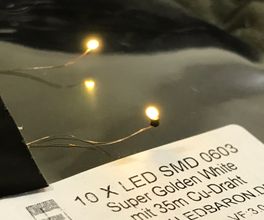SMD led 0603 with one drop micro crystal clear